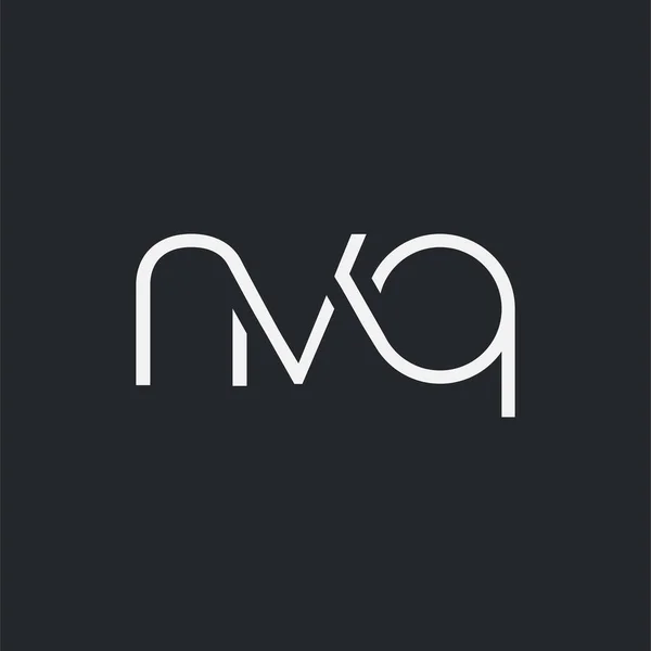 Logo Conjunto Nvq Para Tarjeta Visita Plantilla Vector — Vector de stock