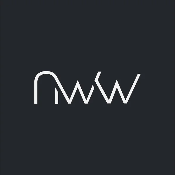 Logo Joint Nww Pour Modèle Carte Visite Vecteur — Image vectorielle