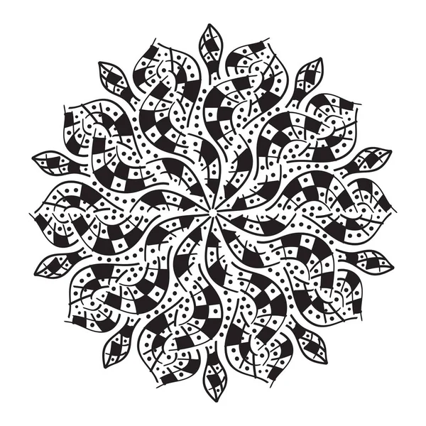 soyut mandala deseni, vektör illüstrasyonu
