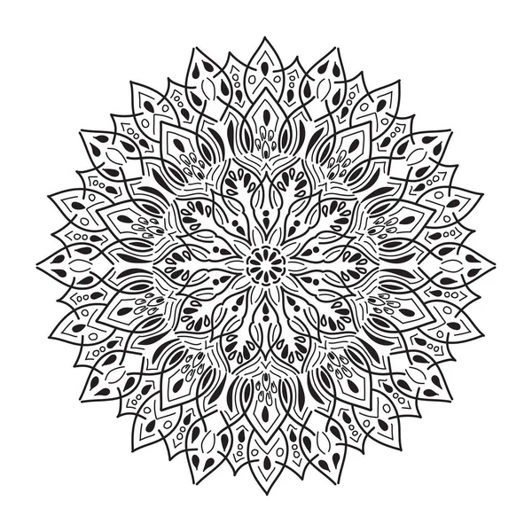 Patrón Mandala Abstracto Ilustración Vectorial — Archivo Imágenes Vectoriales