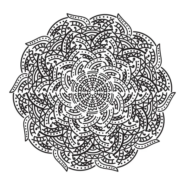 soyut mandala deseni, vektör illüstrasyonu