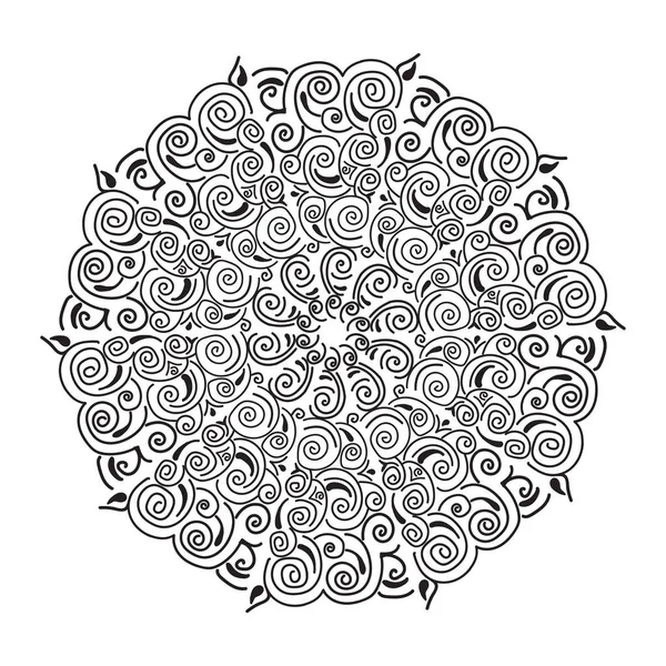 soyut mandala deseni, vektör illüstrasyonu
