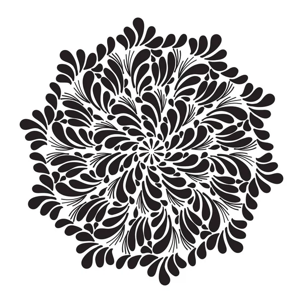 soyut mandala deseni, vektör illüstrasyonu