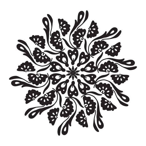 soyut mandala deseni, vektör illüstrasyonu