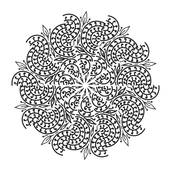 soyut mandala deseni, vektör illüstrasyonu