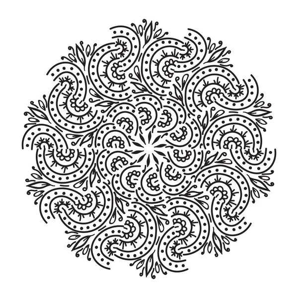 soyut mandala deseni, vektör illüstrasyonu