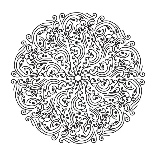 soyut mandala deseni, vektör illüstrasyonu