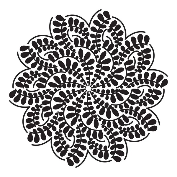 soyut mandala deseni, vektör illüstrasyonu
