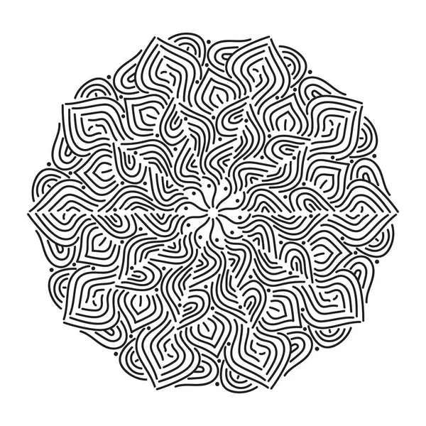 soyut mandala deseni, vektör illüstrasyonu