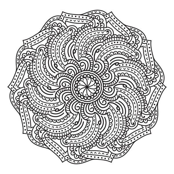 Modèle Mandala Abstrait Illustration Vectorielle — Image vectorielle