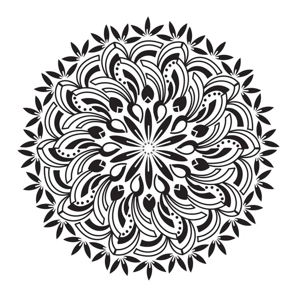 Modèle Mandala Abstrait Illustration Vectorielle — Image vectorielle
