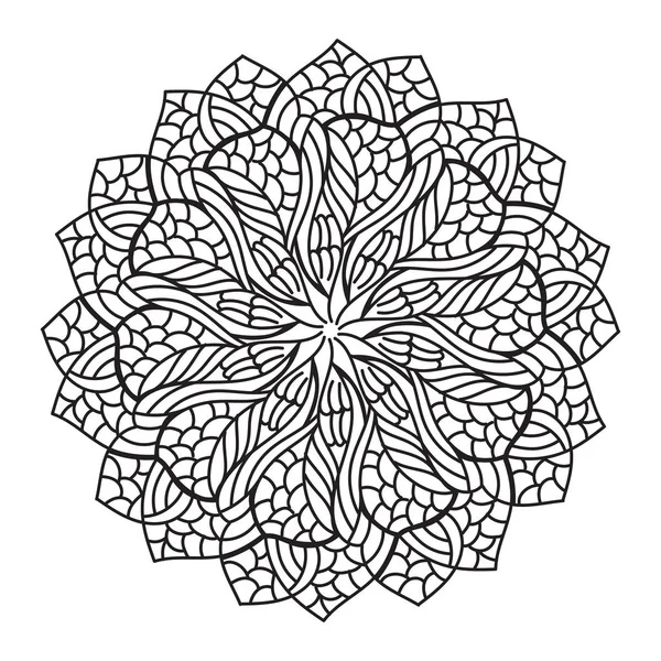 Patrón Mandala Abstracto Ilustración Vectorial — Archivo Imágenes Vectoriales