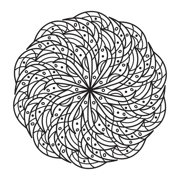 Modèle Mandala Abstrait Illustration Vectorielle — Image vectorielle