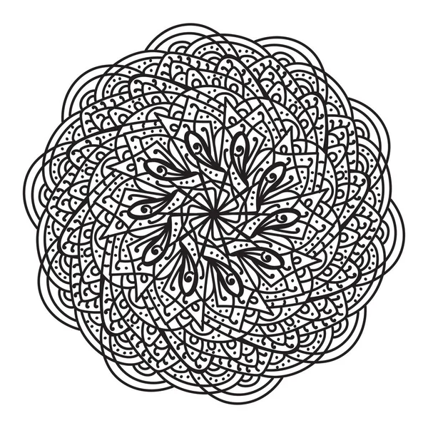 soyut mandala deseni, vektör illüstrasyonu