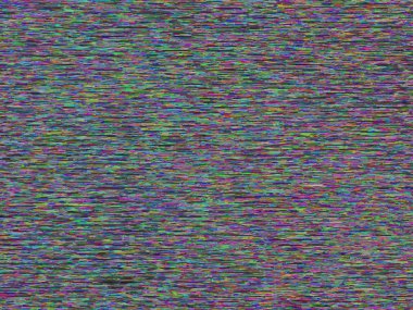 Vintage Glitch Video Arızası Hasar DokusuComment