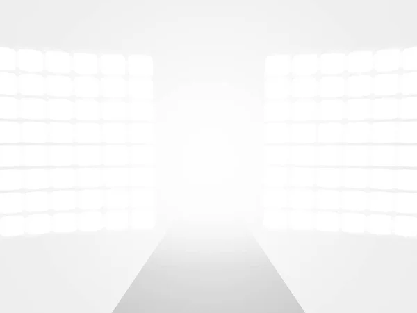 Witte lichten in witte muur voor achtergrond — Stockfoto
