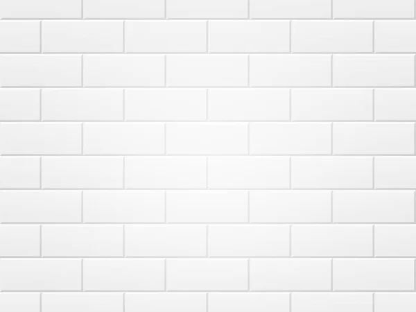 Blanco ladrillos limpio fondo de la pared — Foto de Stock