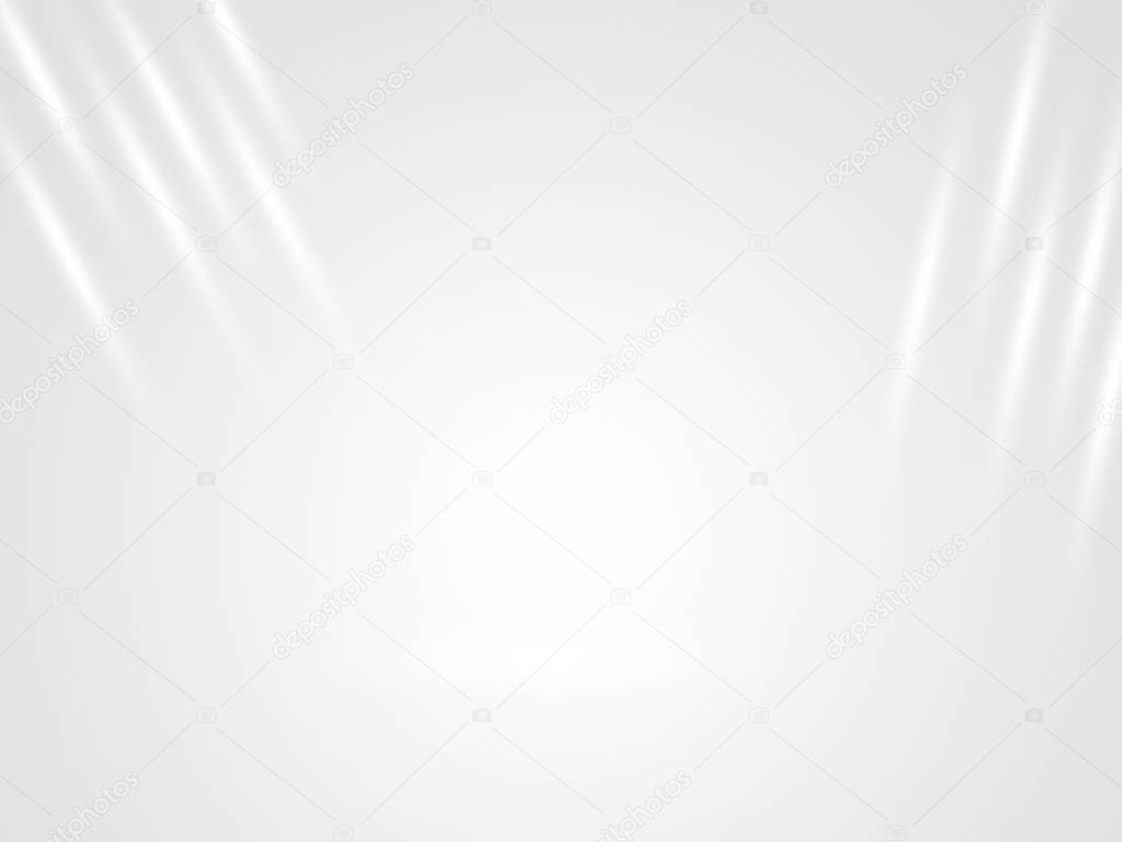 White spotlight in White room for Background