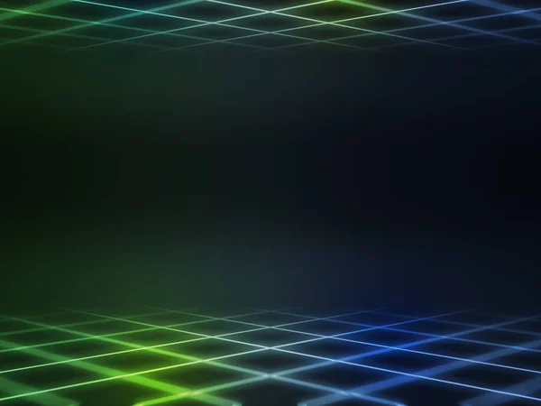 Neon Lights Room Background — Stock Photo, Image