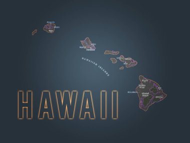 Hawaii Gece Haritası