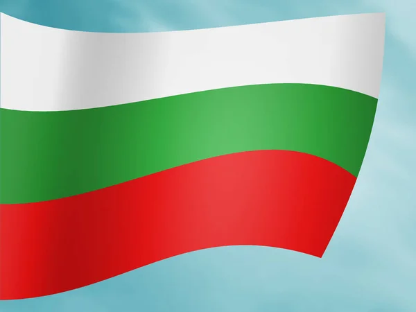 匈牙利国旗高于简单库存图像 — 图库照片