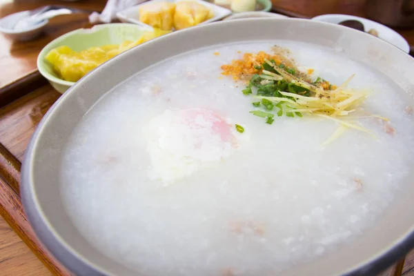 Porridge Dim Sum Plate — Stock Photo, Image