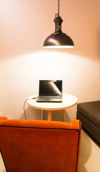 Living Room Armchair Lamp — Stock Photo, Image