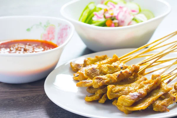 Cerdo Asado Con Hierbas Comida Tailandesa — Foto de Stock