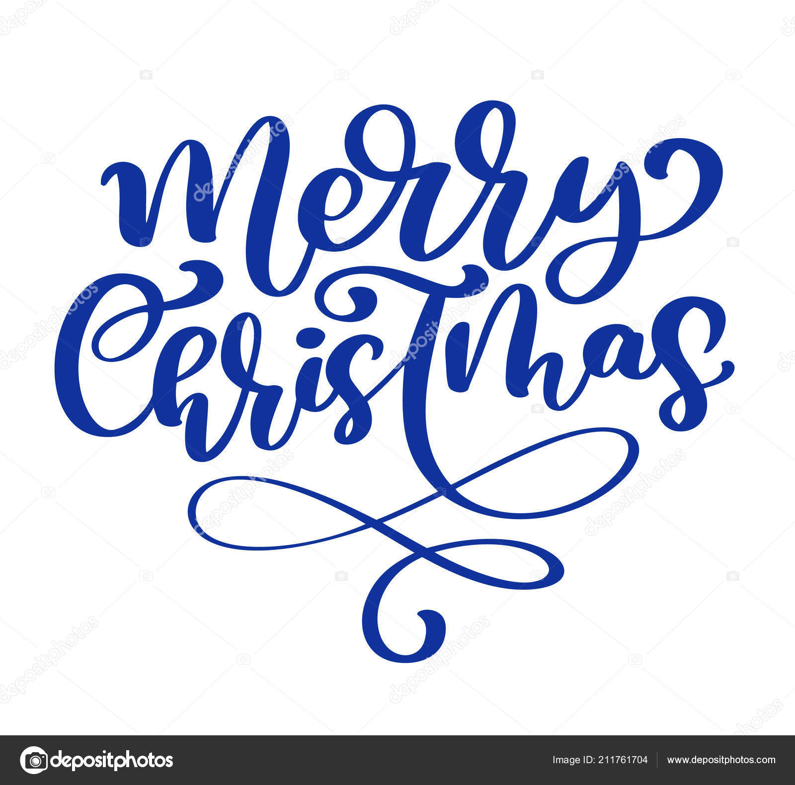 merry christmas vector text calligraphic lettering design card holiday greeting card template