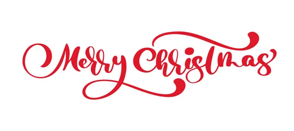 Καλά Χριστούγεννα διανυσματικό κείμενο Καλλιγραφική Lettering πρότυπο κάρτα σχεδιασμού. Δημιουργική τυπογραφία για το Holiday Greeting Gift Poster. Καλλιγραφία Γραμματοσειρά στυλ Banner — Διανυσματικό Αρχείο