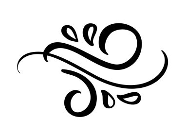 Vektör vintage satır zarif bölücüler ve ayırıcılar, swirls ve köşeleri dekoratif süsler. Floral çizgileri tasarım öğeleri telkari. Güzelleşmek için daveti veya menü sayfası illüstrasyon kıvırmak öğeleri