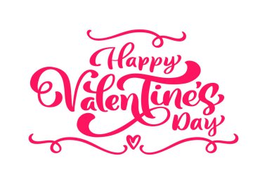 Hat ifade Happy Valentine s gün güzelleşmek ve çiçek. Vektör yazı Sevgililer günü el çekilmiş. Kalp tatil kroki doodle tasarım Sevgililer kartı arka plan. dekor için web, aşk evlilik