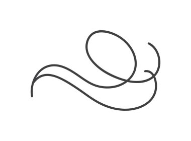 Monoline hat İskandinav halk vektör köşe güzelleşmek. Tasarım öğesi için düğün ve Sevgililer günü, doğum günü tebrik kartı