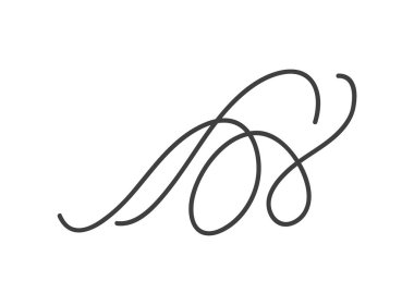 Elle çizilmiş monoline hat İskandinav halk vektör bölücü güzelleşmek. Tasarım öğesi için düğün ve Sevgililer günü, doğum günü tebrik kartı