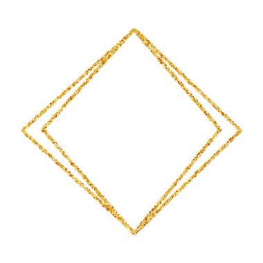 Düğün ya da doğum günü daveti arka plan için geometrik altın çerçeve. Broşür, poster ya da greetina kartı için vektör modern tasarım şablonu. Art Deco