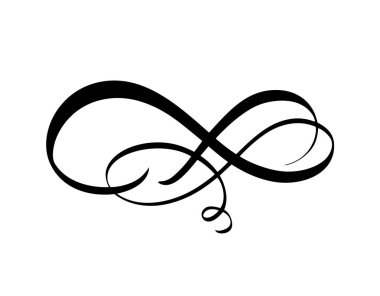 Vektör kaligrafi elemanı gelişir. Sayfa dekorasyonve çerçeve tasarımı illüstrasyon girdap süs için el çizilmiş bölücü. Düğün kartları ve davetiyeler için dekoratif