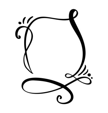 Kaligrafi karikatür alıntı konuşma balonu simgesi. El ile çizilen metin çerçevesi veya kutu şablonu. Vektör Illustration. Düşünce balonu. Atıf için yer veya Cite, fikir için balon, forum için, sohbet, yorum