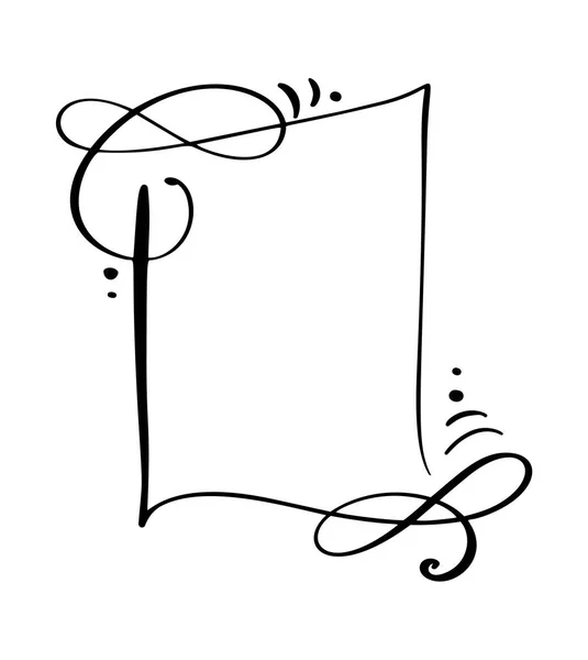 Kalligraphie Karikatur Zitat Sprechblase Symbol. Handgezeichnete Textrahmen oder Rahmenvorlagen. Vektorillustration. Gedankenblase. Ort für Zitate oder Zitate, Ballon für Idee, für Forum, Chat, Kommentar — Stockvektor