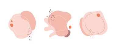 Vektör Scribble yaratıcı konuşma baloncukları arka plan. Metinleriniz için eşsiz bir stil ve modern fırça resmi, açık renkli soyut posterler. İllüstrasyon Clipart kopyalama alanı