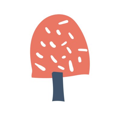 Elle çizilmiş meyve ağacı anahat doodle simge vektör. Meyve ağacı kroki çizim baskı, web, mobil ve beyaz arka plan üzerinde izole infographics için