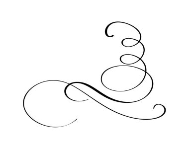 Siyah vektör ayırıcı, zarif kıvrımlı köşe tasarım elementi görsel çekiciliği arttırıyor, biraz sofistike ve zarafet katıyor..