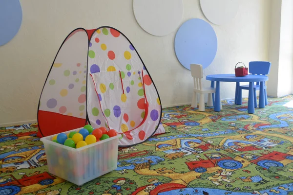 Habitación Con Juguetes Para Niños Interiores — Foto de Stock