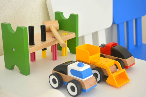 Kinder Speelgoed Tafel Kinderkamer — Stockfoto