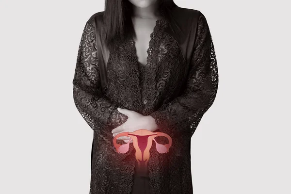 Uterus pain — Stock Photo, Image