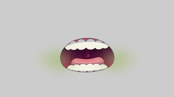 가려움증 잇몸과 치아의 — 비디오