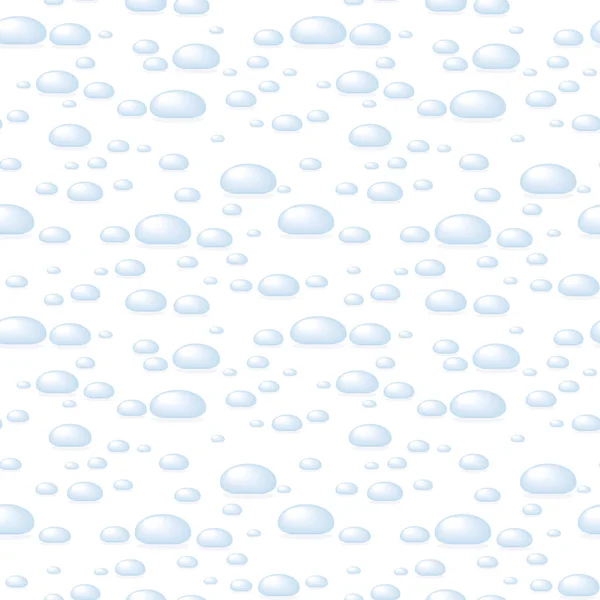 Vector Simple Liquid Simple Liquid Wet Seamless Pattern Blue Water — Stock Vector