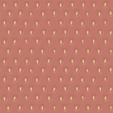 Vektör kırmızı çilek sarı ile seamless modeli tohum.