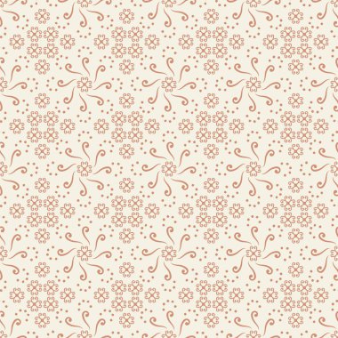 Bukleler, beyaz arka plan deseni üzerinde kırmızı noktalar vektör kesintisiz daire süsleme ve edikula yapılmış.