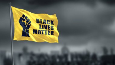 Siyah Yaşamlar Önemi BLM bayrak afişi poster arkaplan resmi