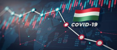 COVID-19 Coronavirus Macaristan Ekonomik Etki Görüntüsü.